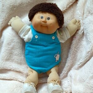 Cabbage Patch Adorable Baby Boy  Original Blue Outfit with Elephant Design.